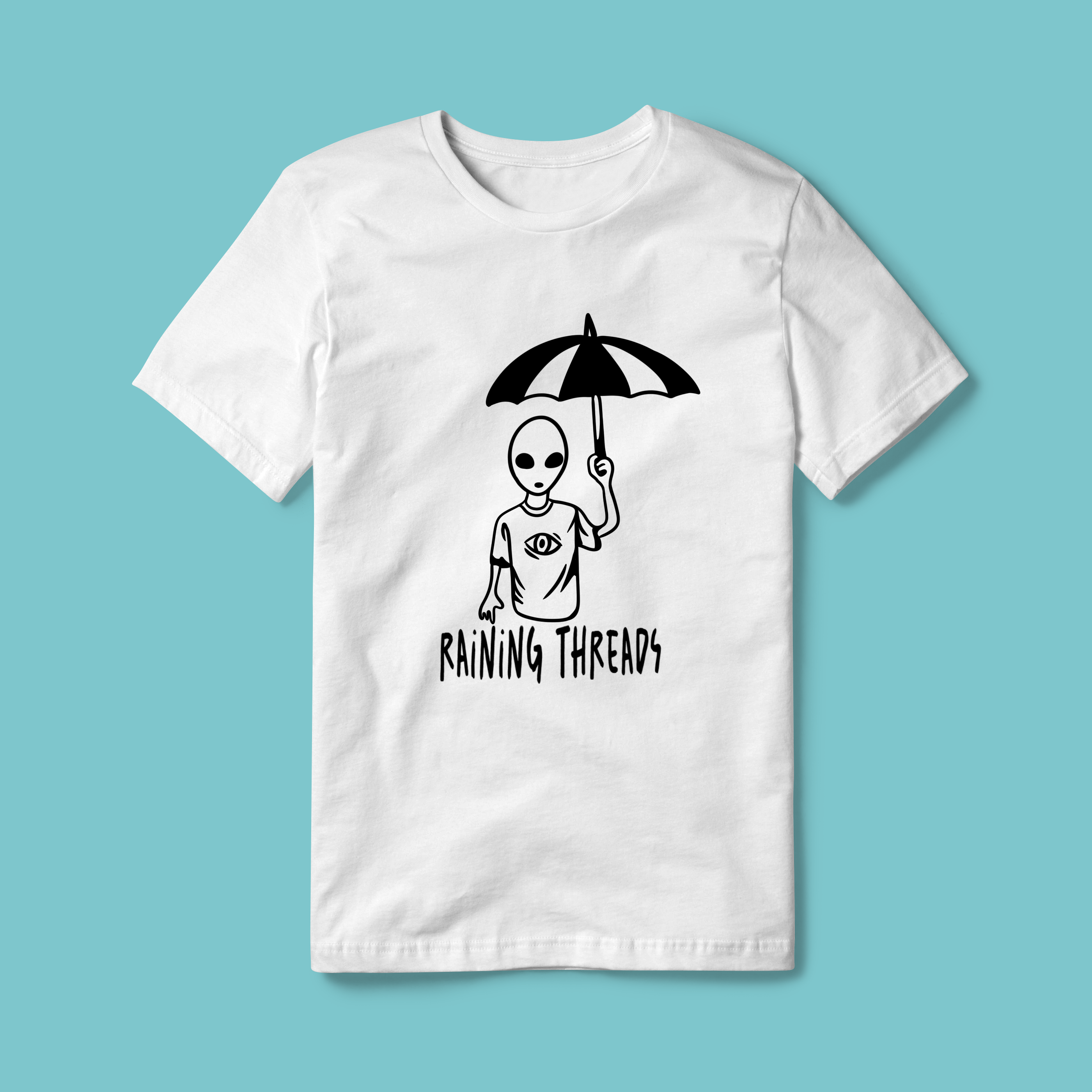 Raining Threads Alien T-Shirt