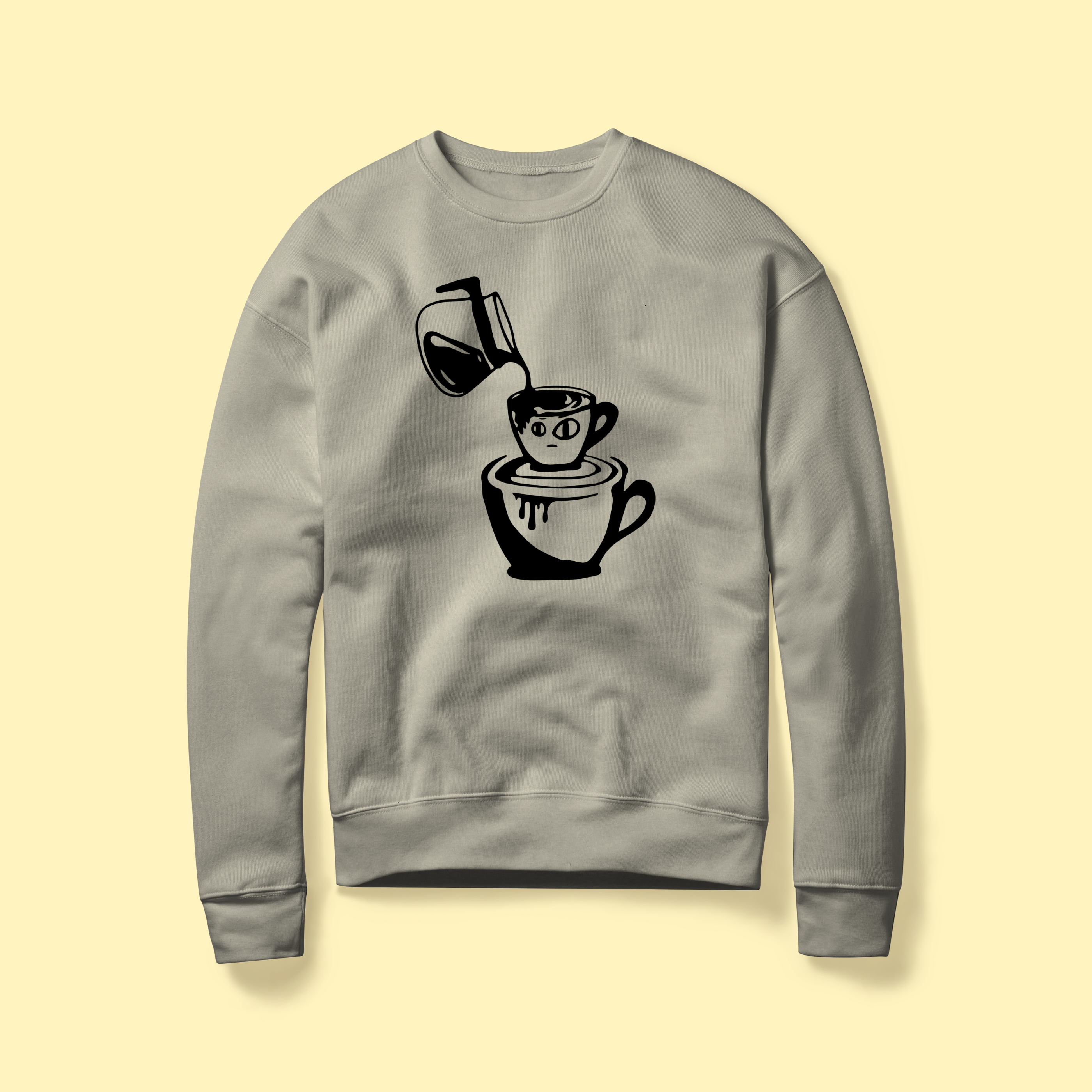 Coffee Cup Crew Neck