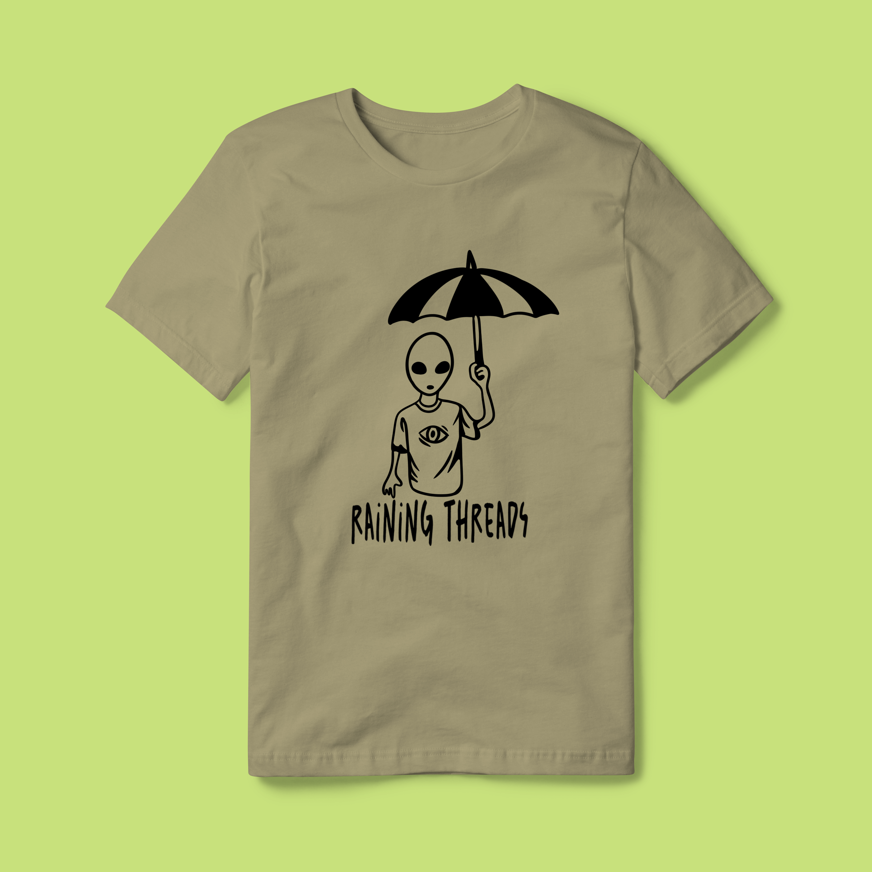 Raining Threads Alien T-Shirt