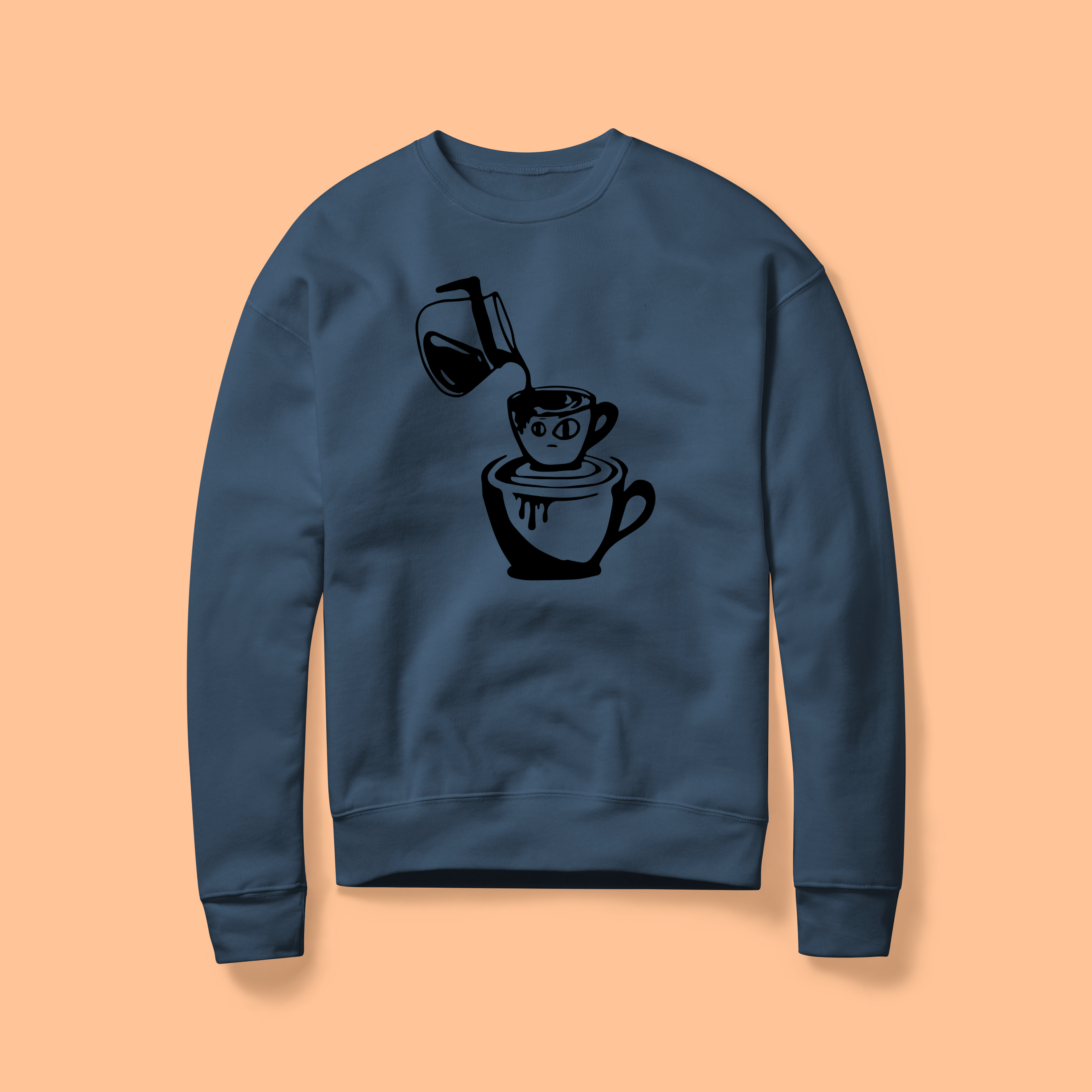Coffee Cup Crew Neck