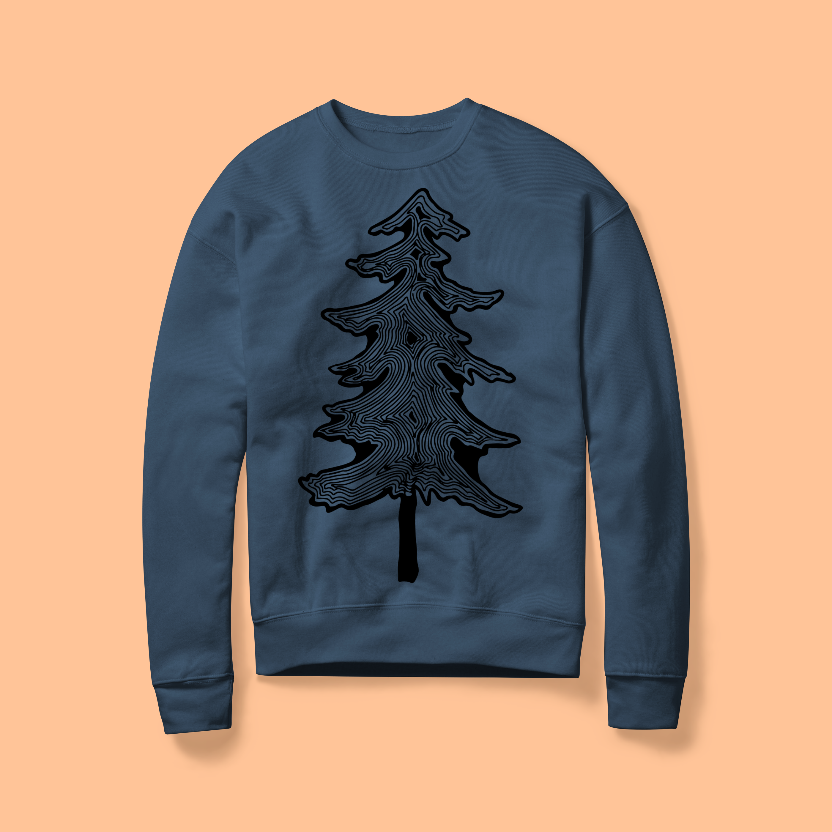 Trippy Tree Crew Neck