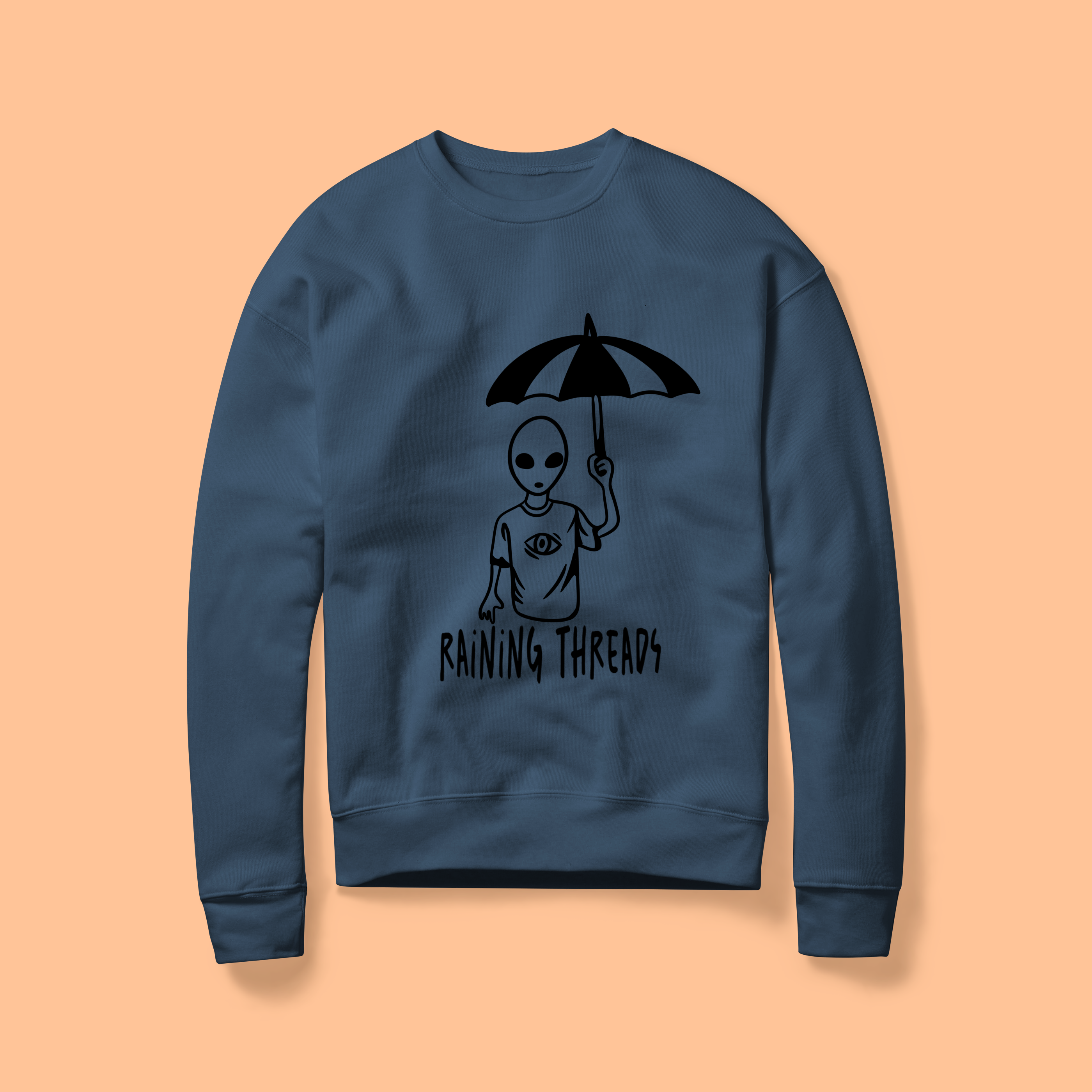 Raining Threads Alien Crew Neck