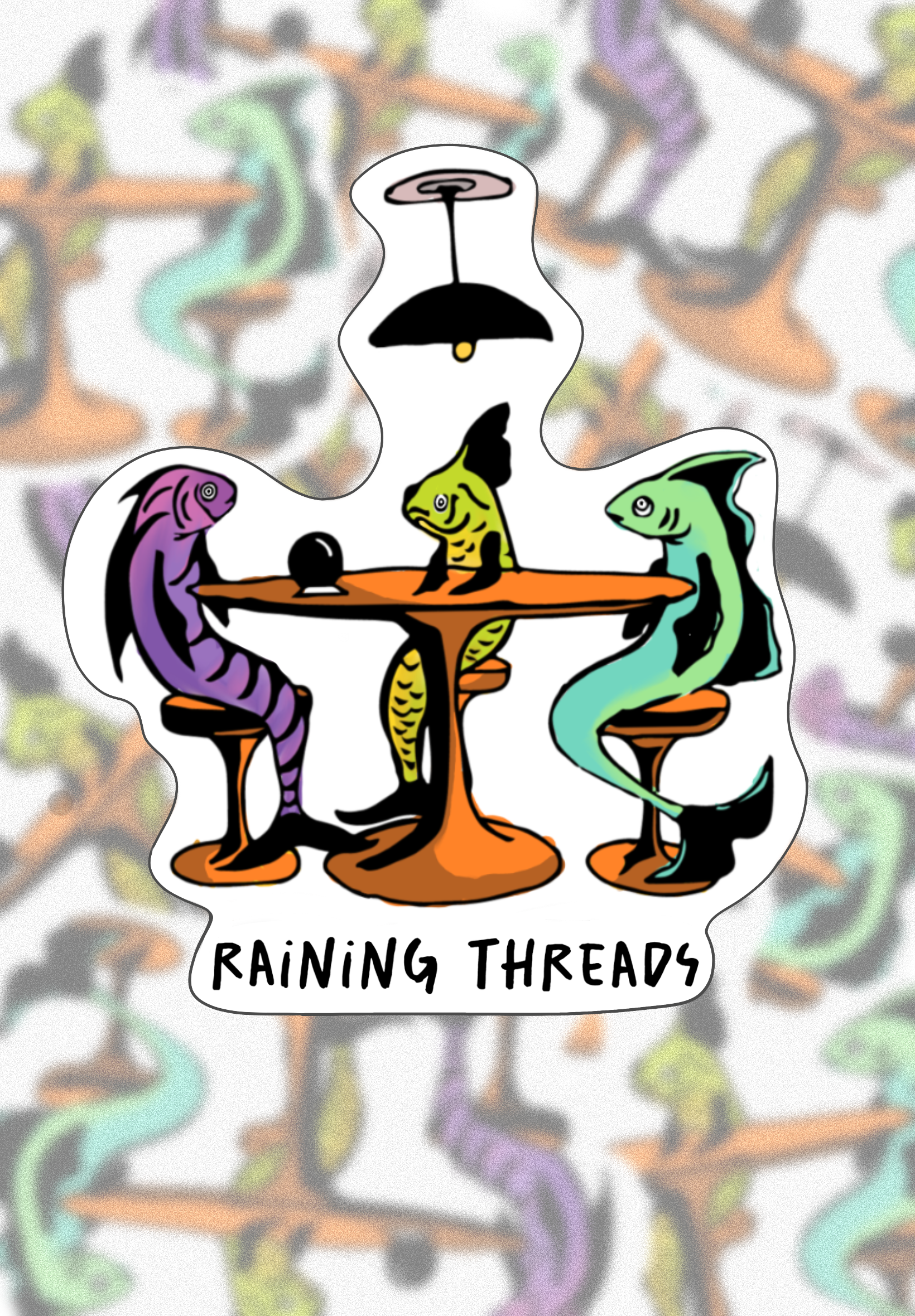 Fortune Fishy Sticker