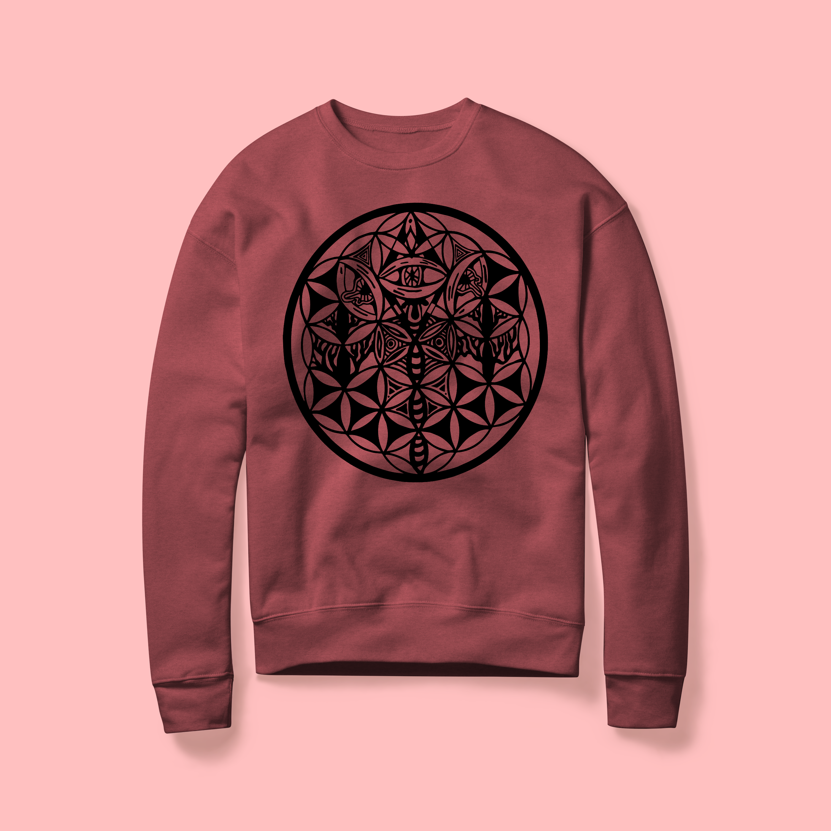Flower of Life Crew Neck