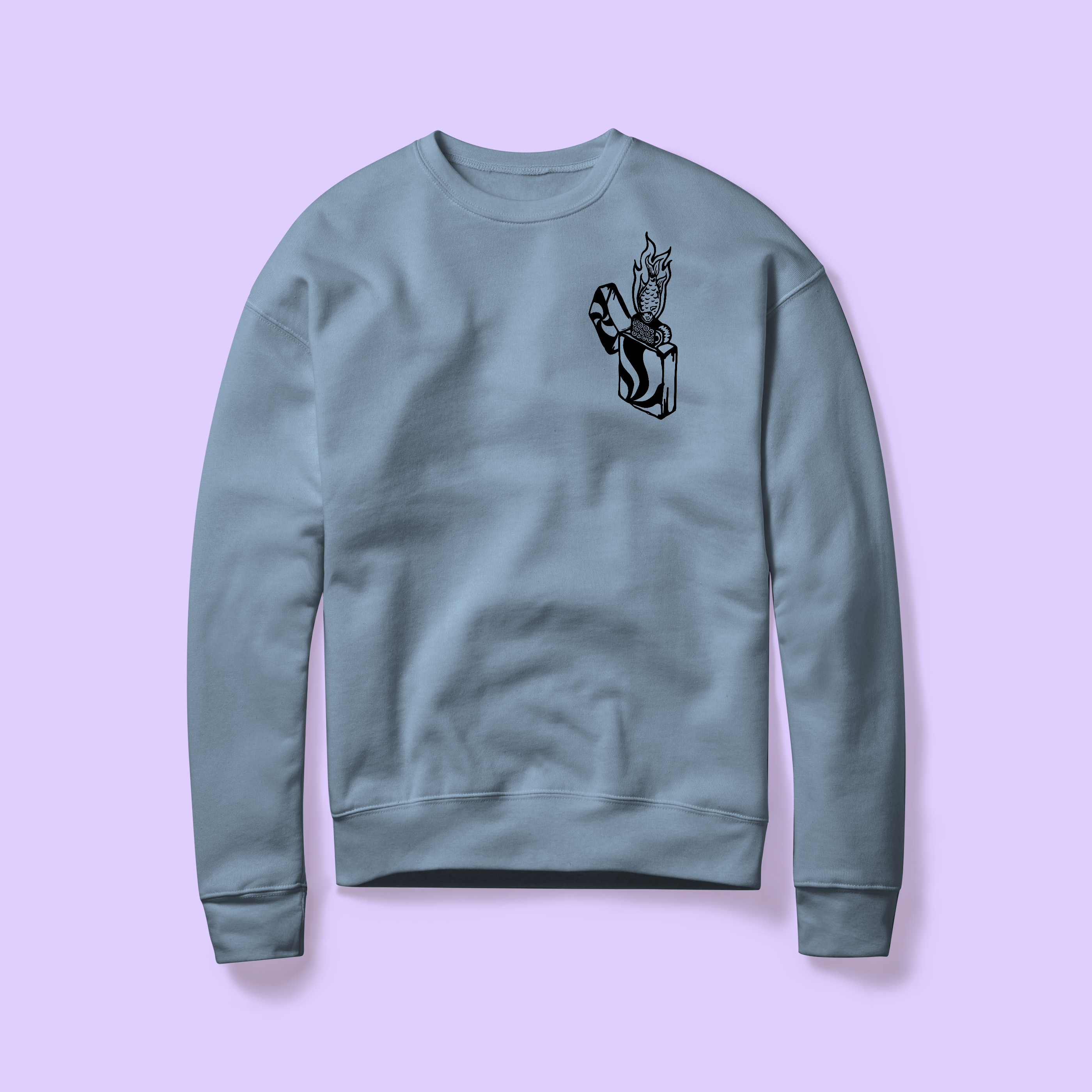 Fish Flame Crew Neck