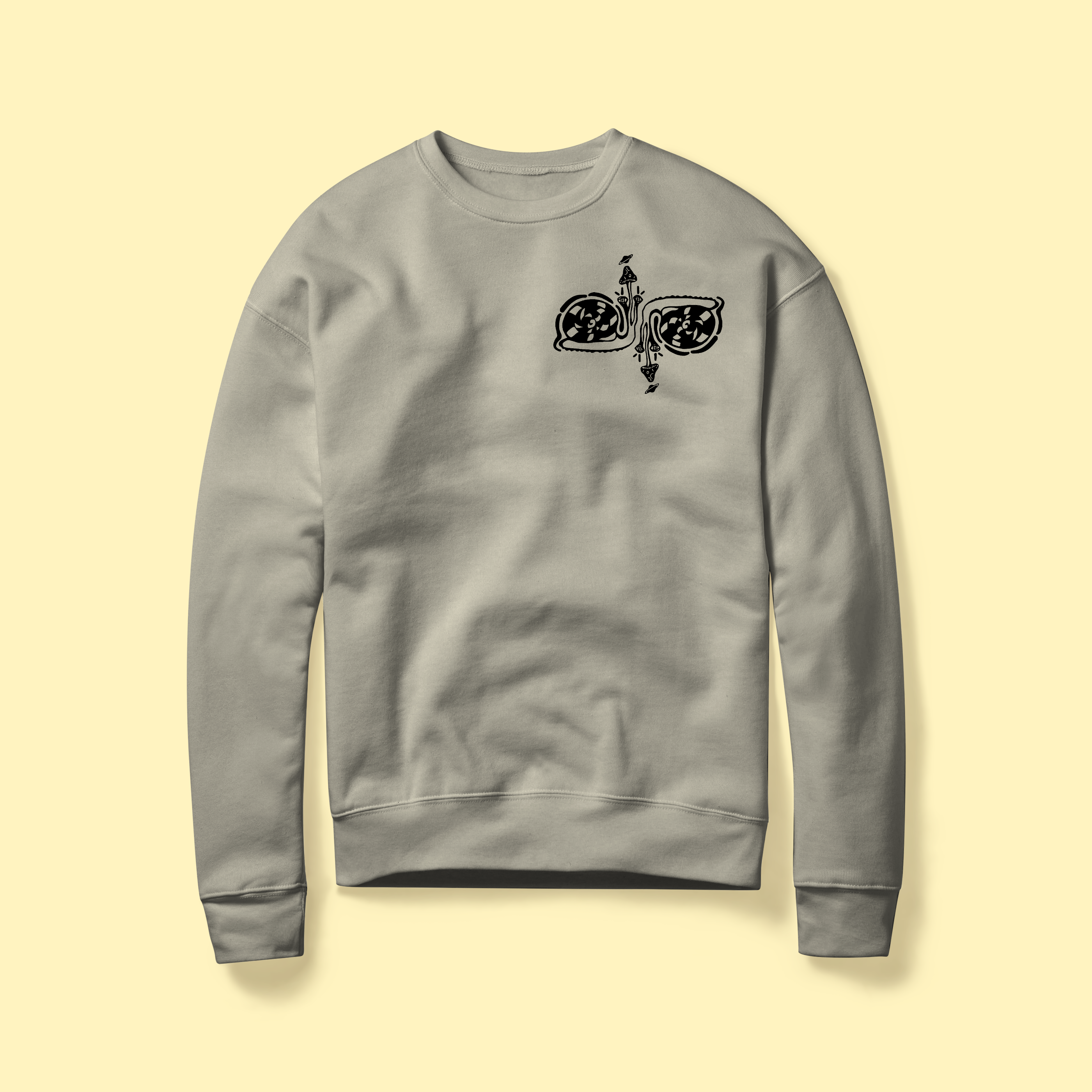 Snail Shroom Crew Neck