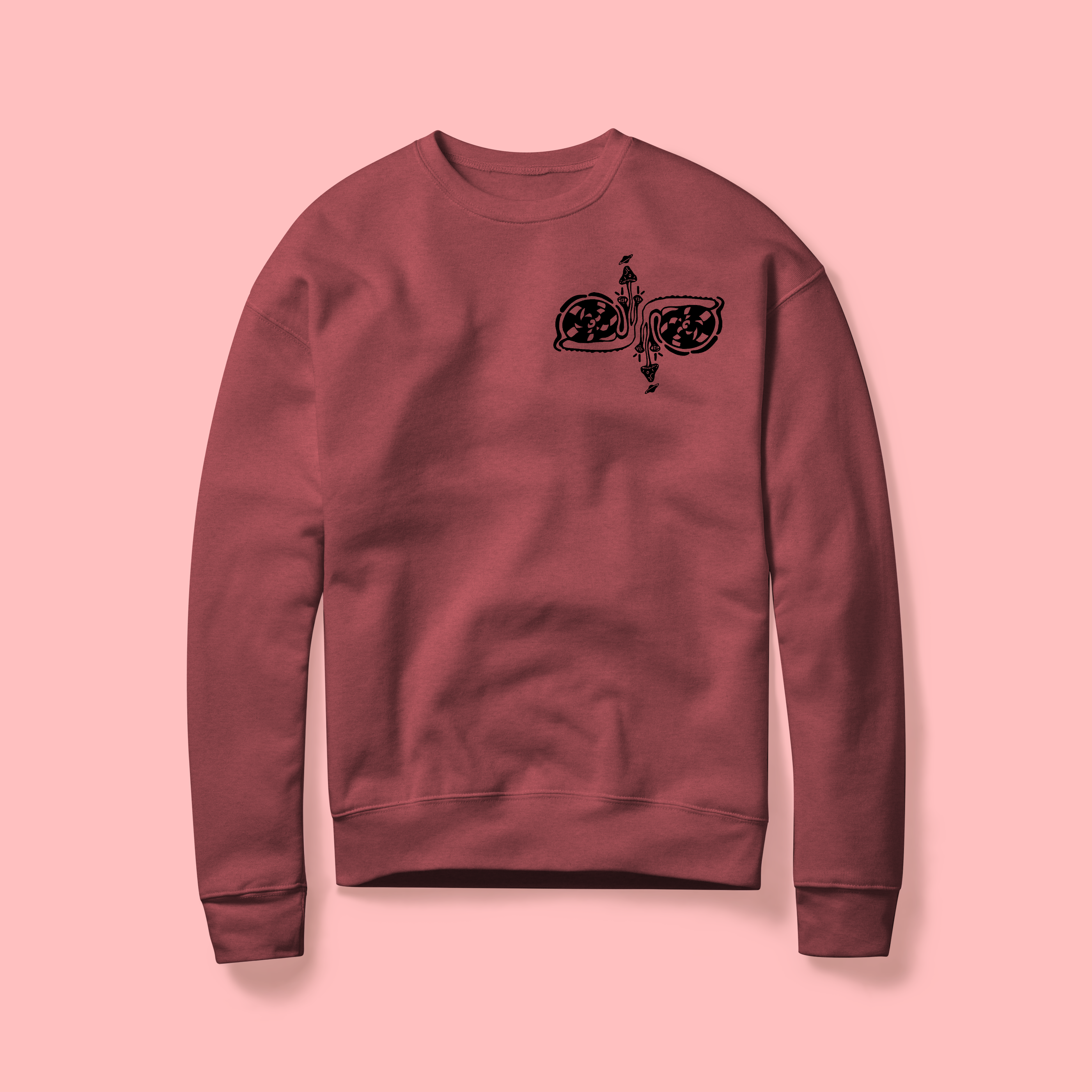 Snail Shroom Crew Neck