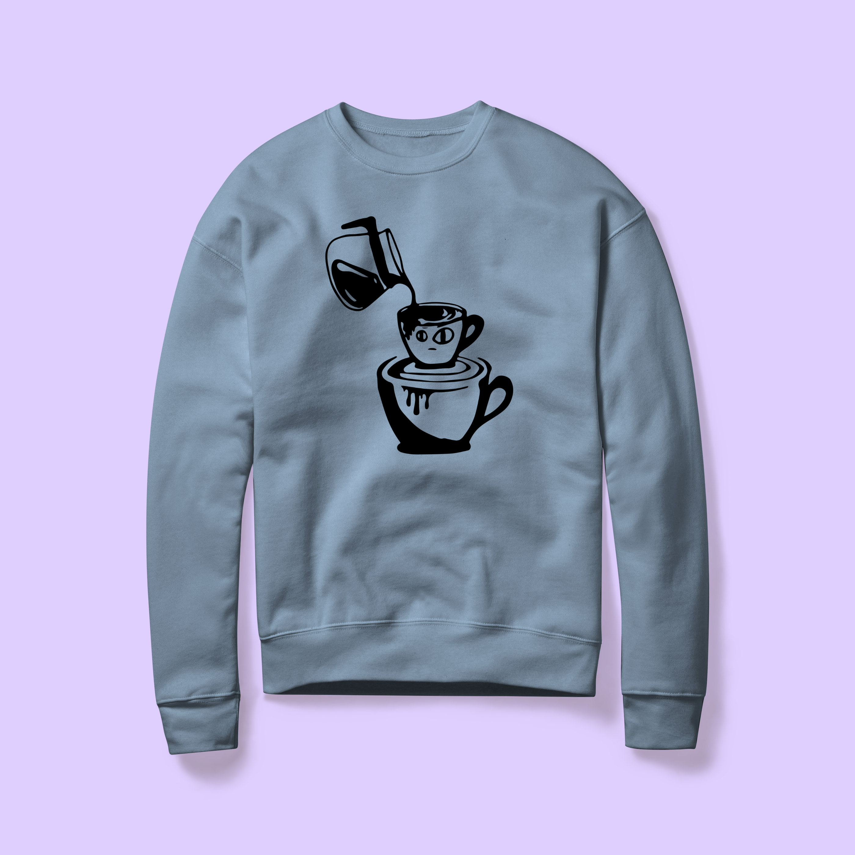 Coffee Cup Crew Neck