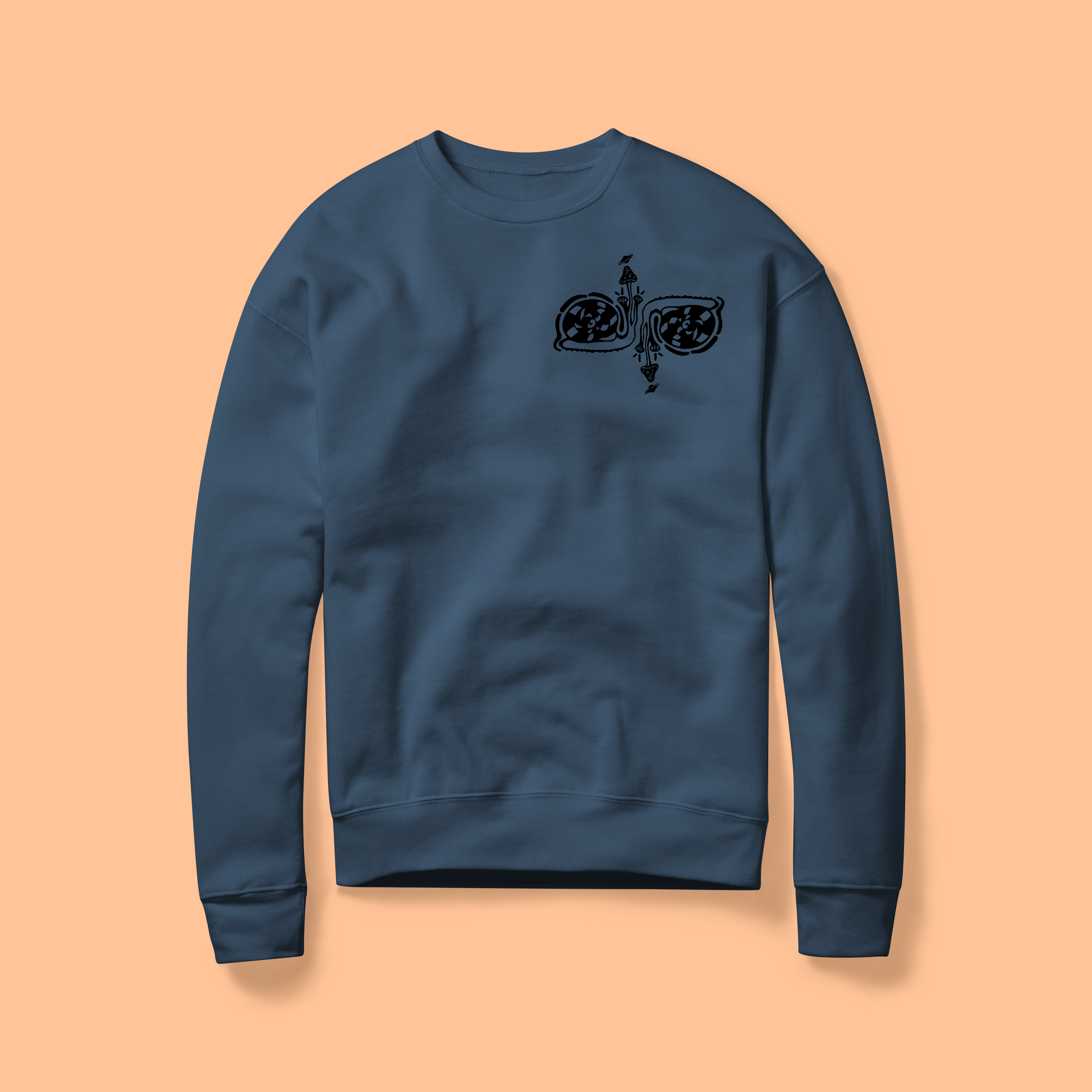 Snail Shroom Crew Neck