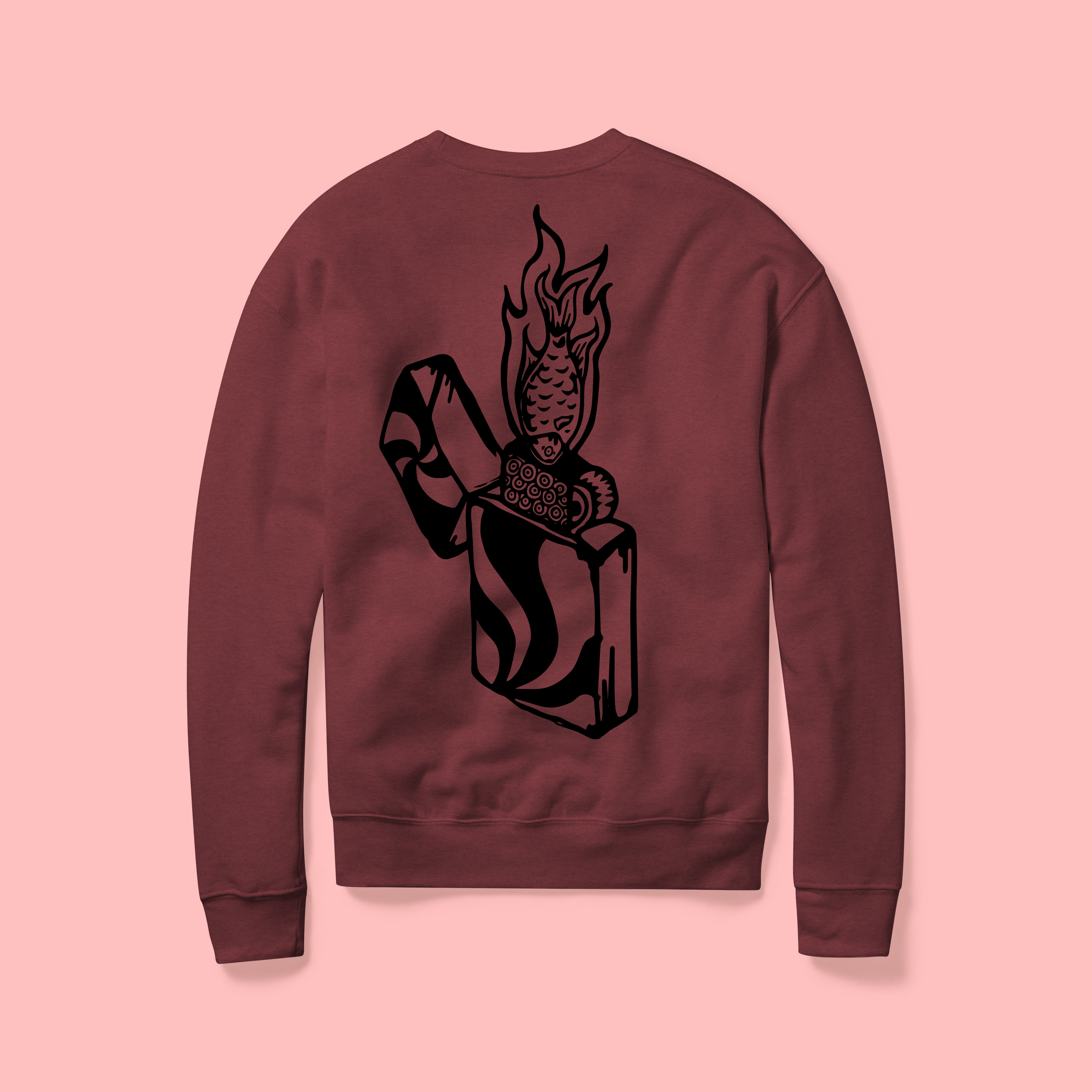 Fish Flame Crew Neck