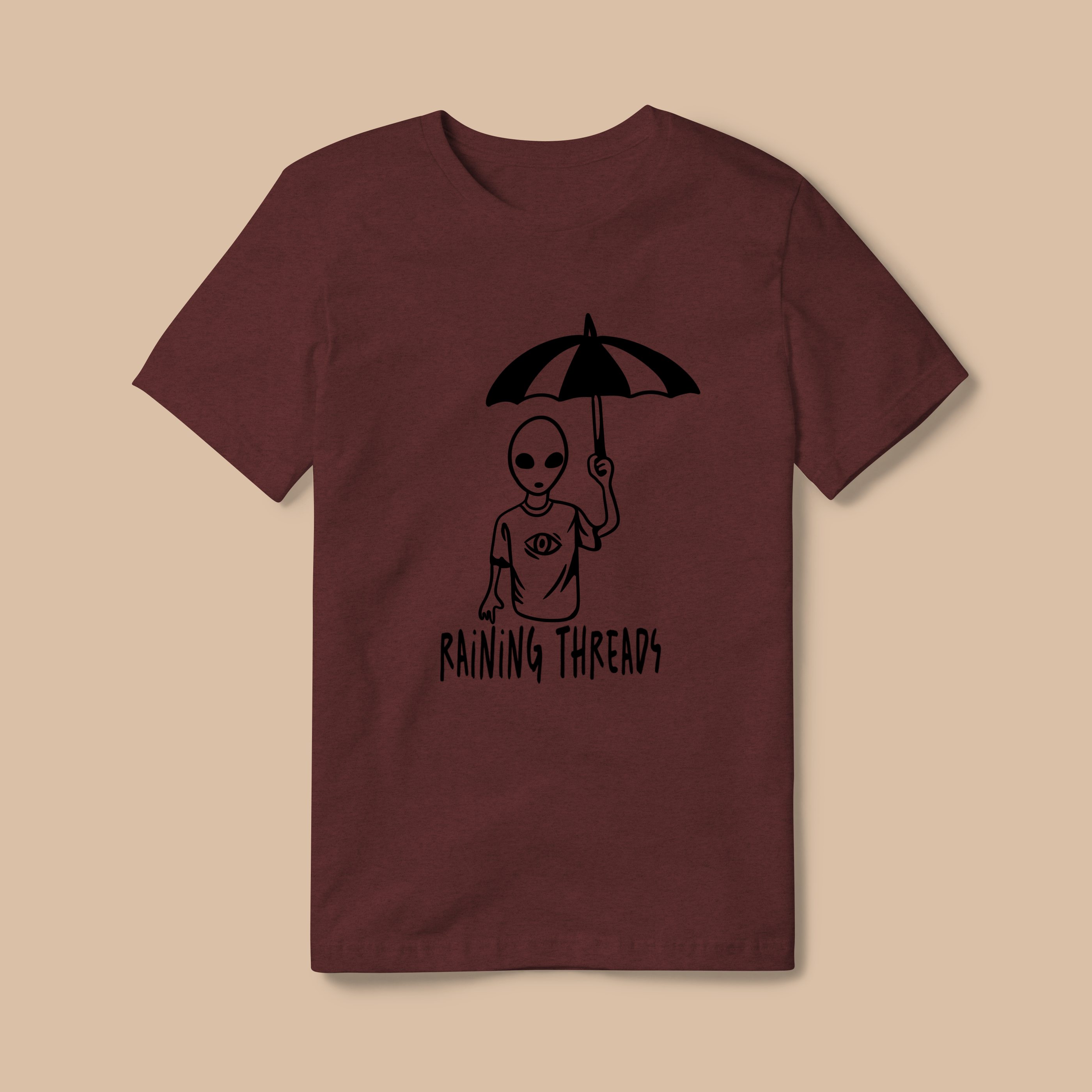 Raining Threads Alien T-Shirt