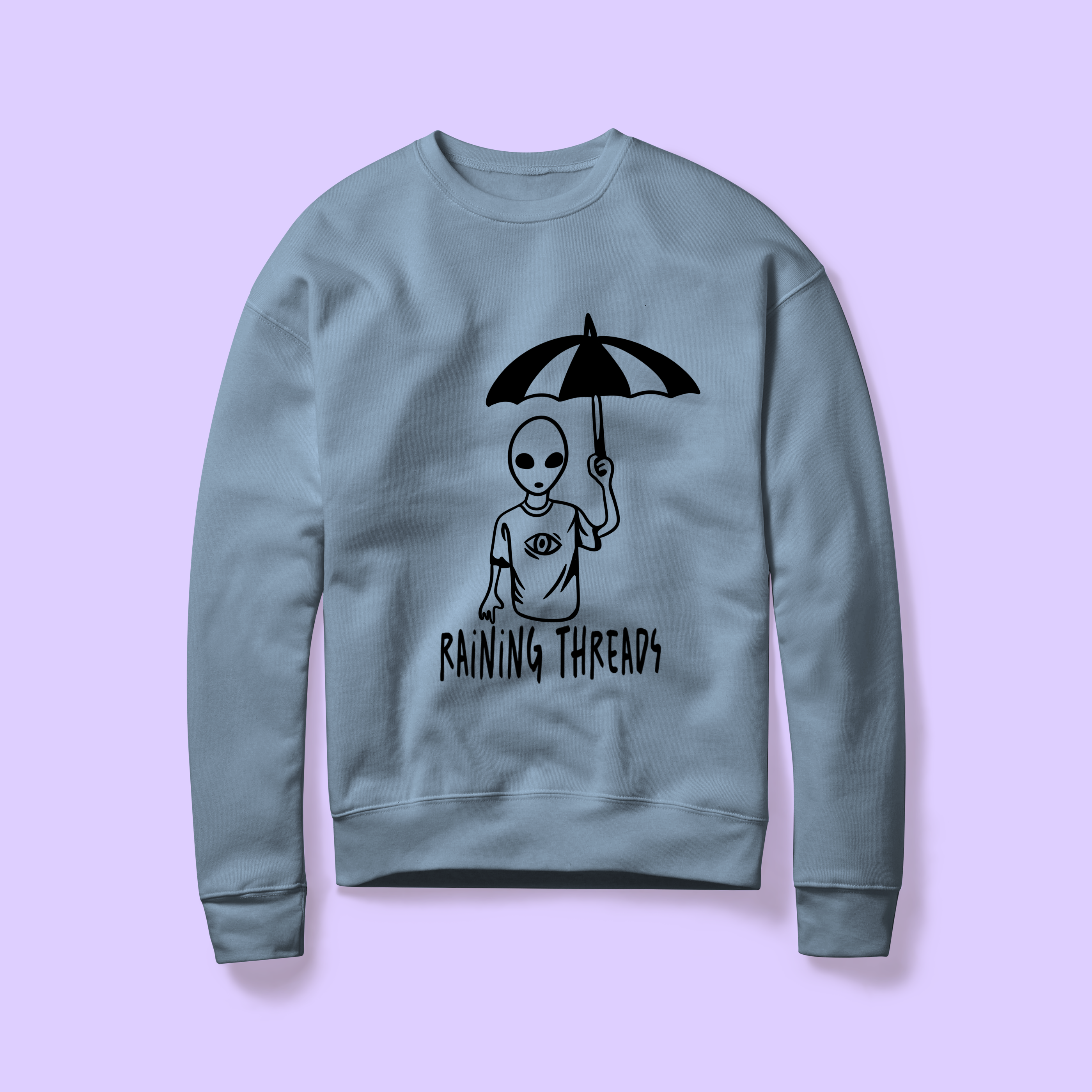 Raining Threads Alien Crew Neck