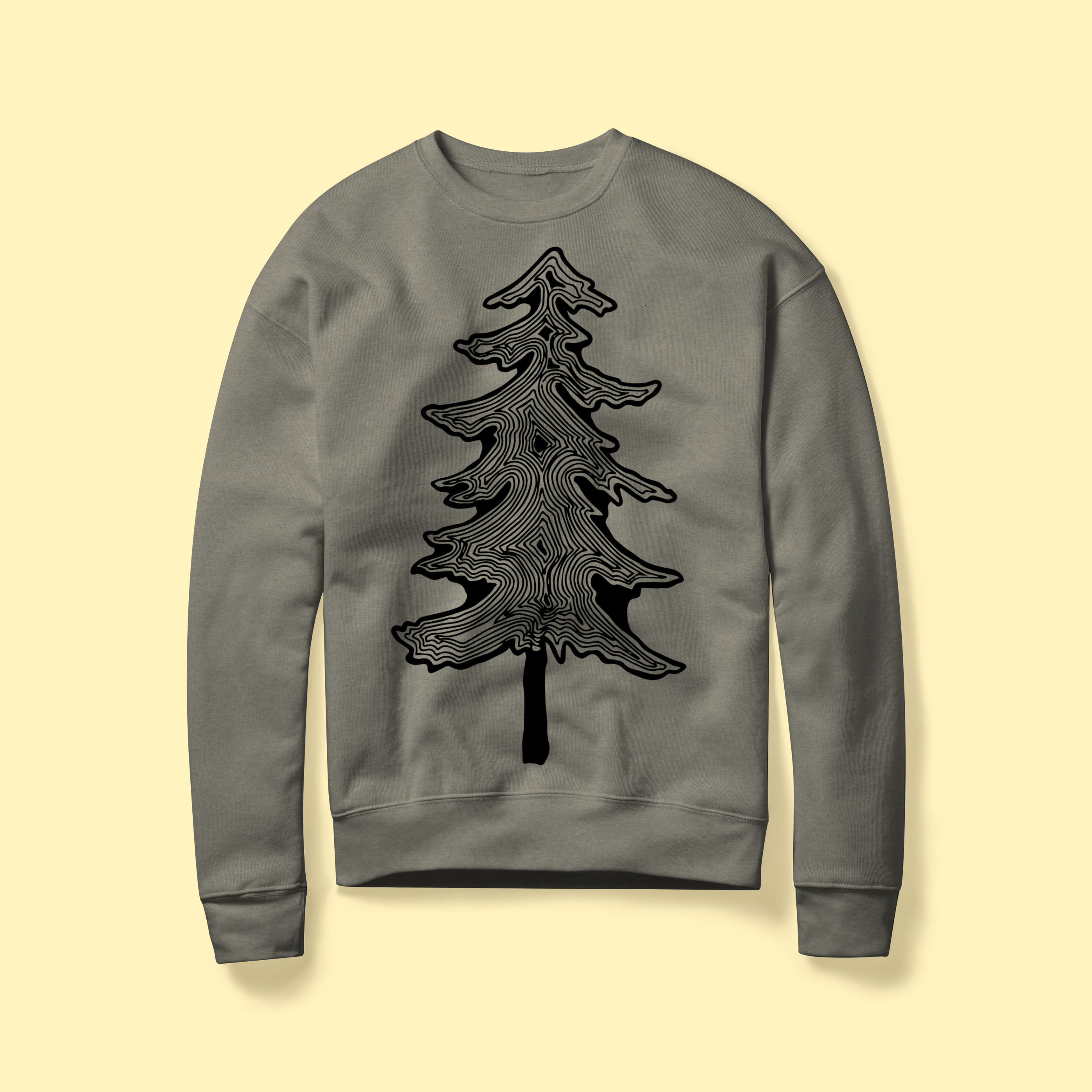 Trippy Tree Crew Neck