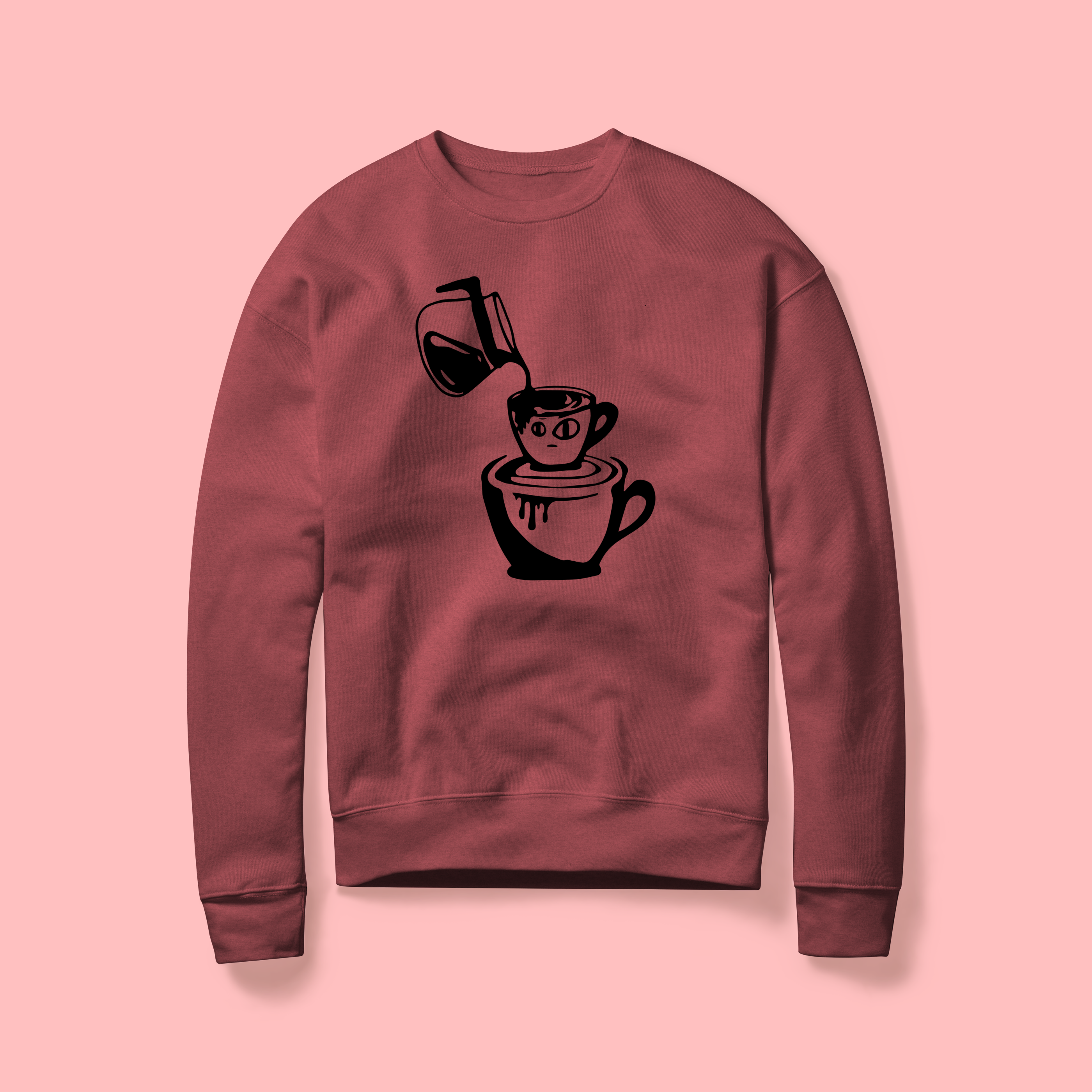 Coffee Cup Crew Neck