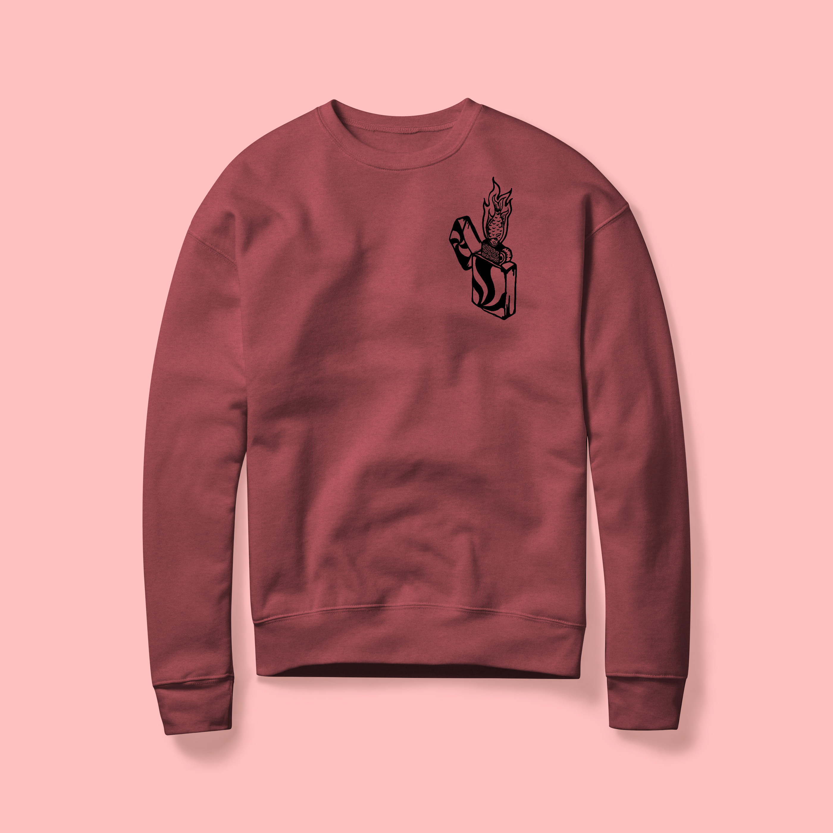 Fish Flame Crew Neck