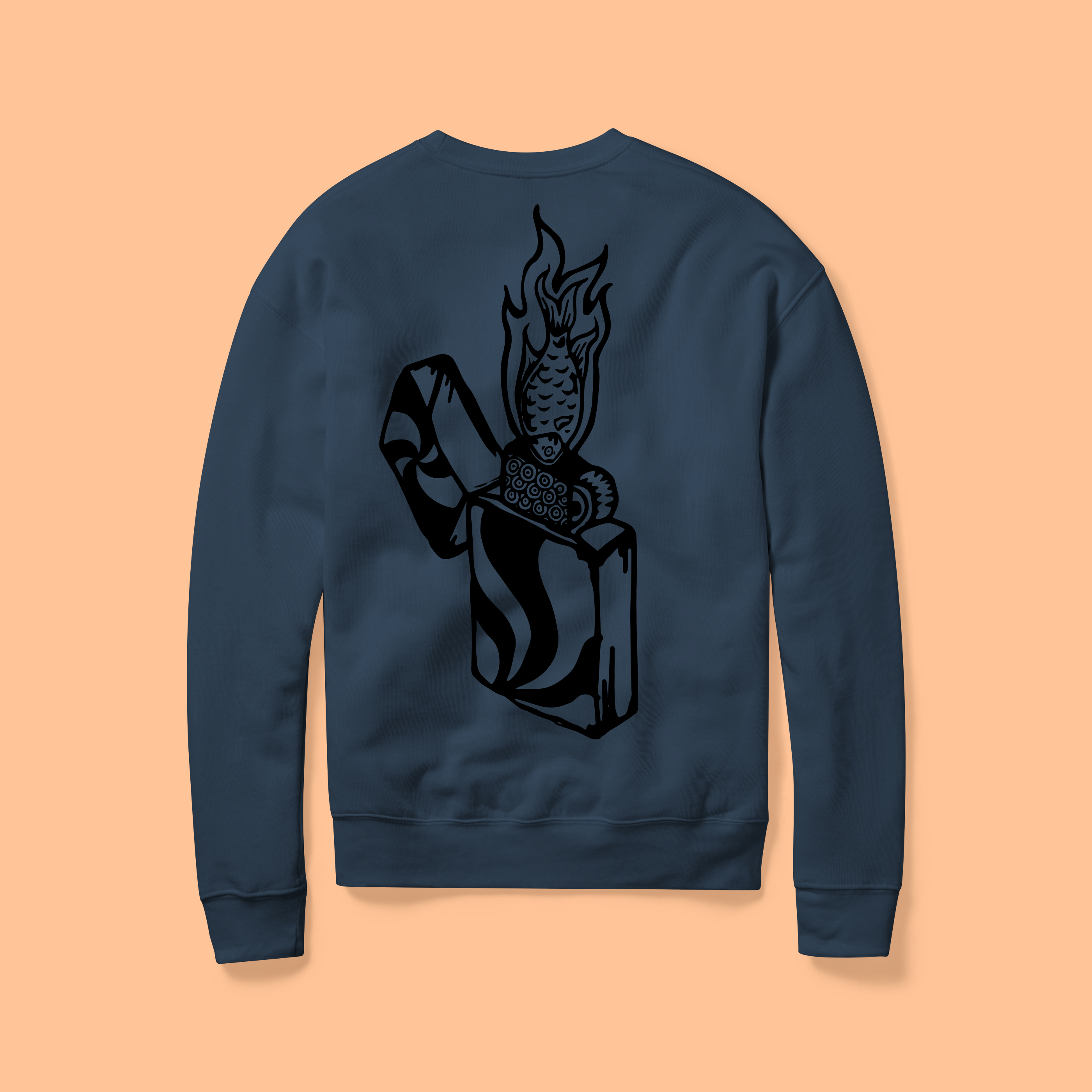 Fish Flame Crew Neck