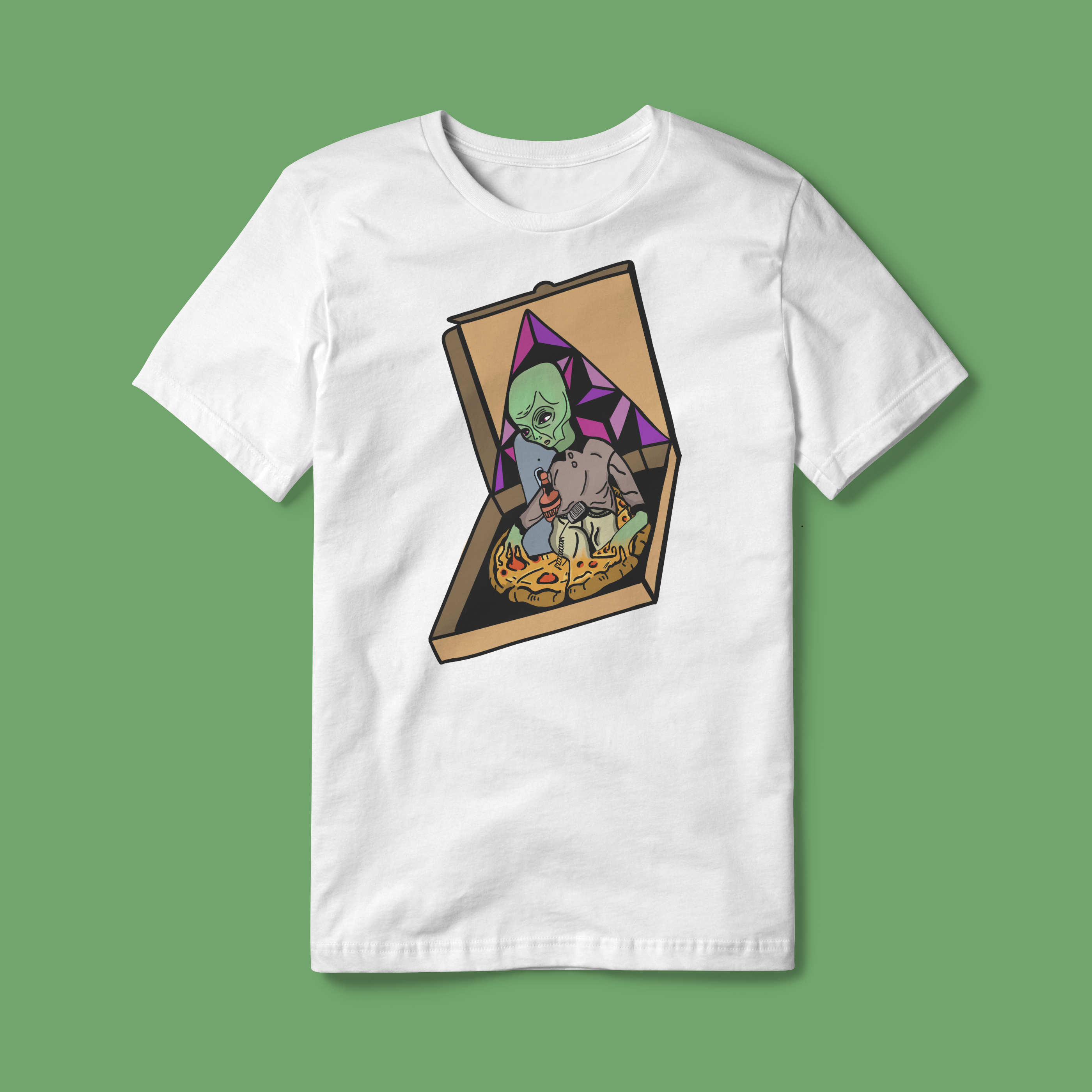 Pizza Alien T-Shirt