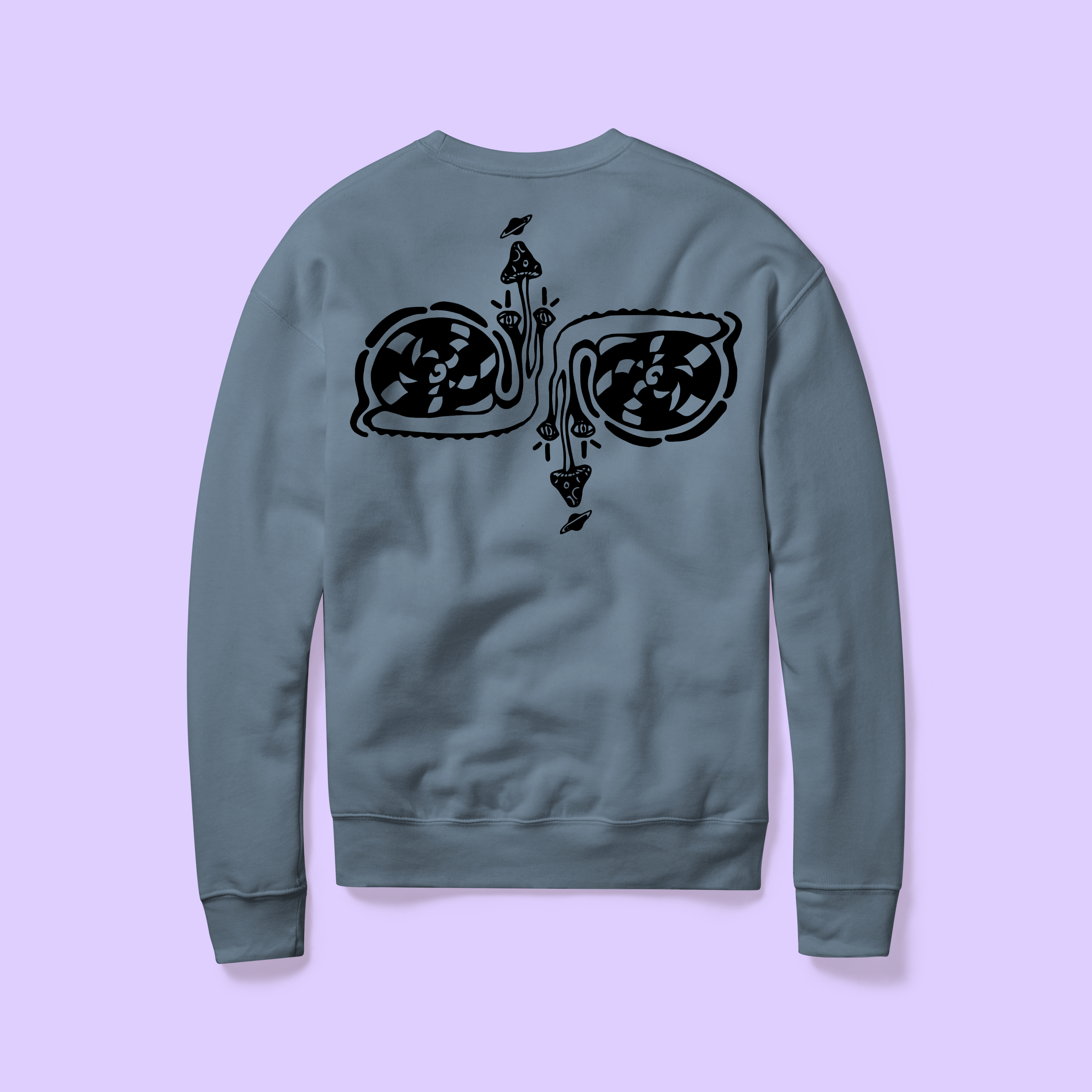 Snail Shroom Crew Neck