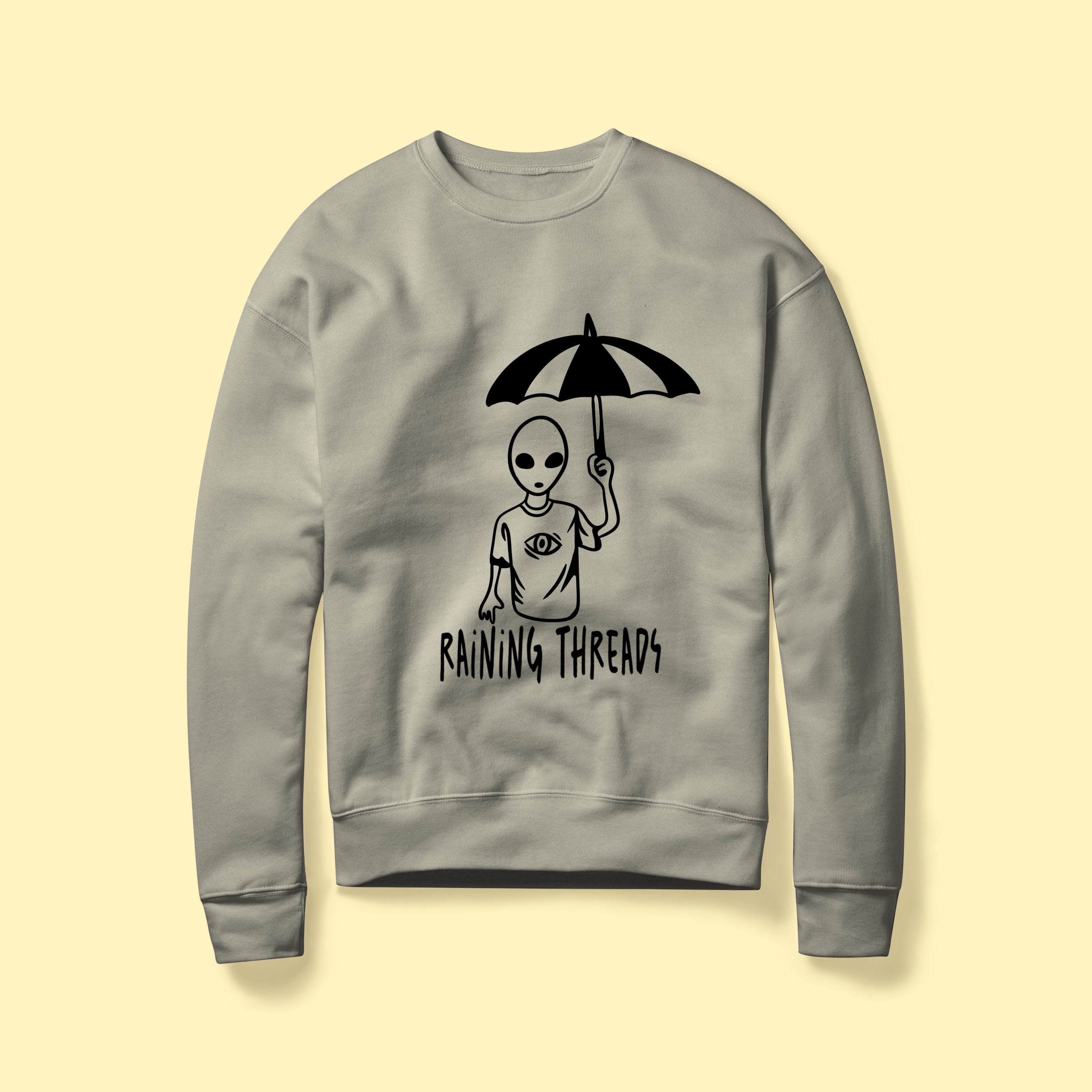 Raining Threads Alien Crew Neck