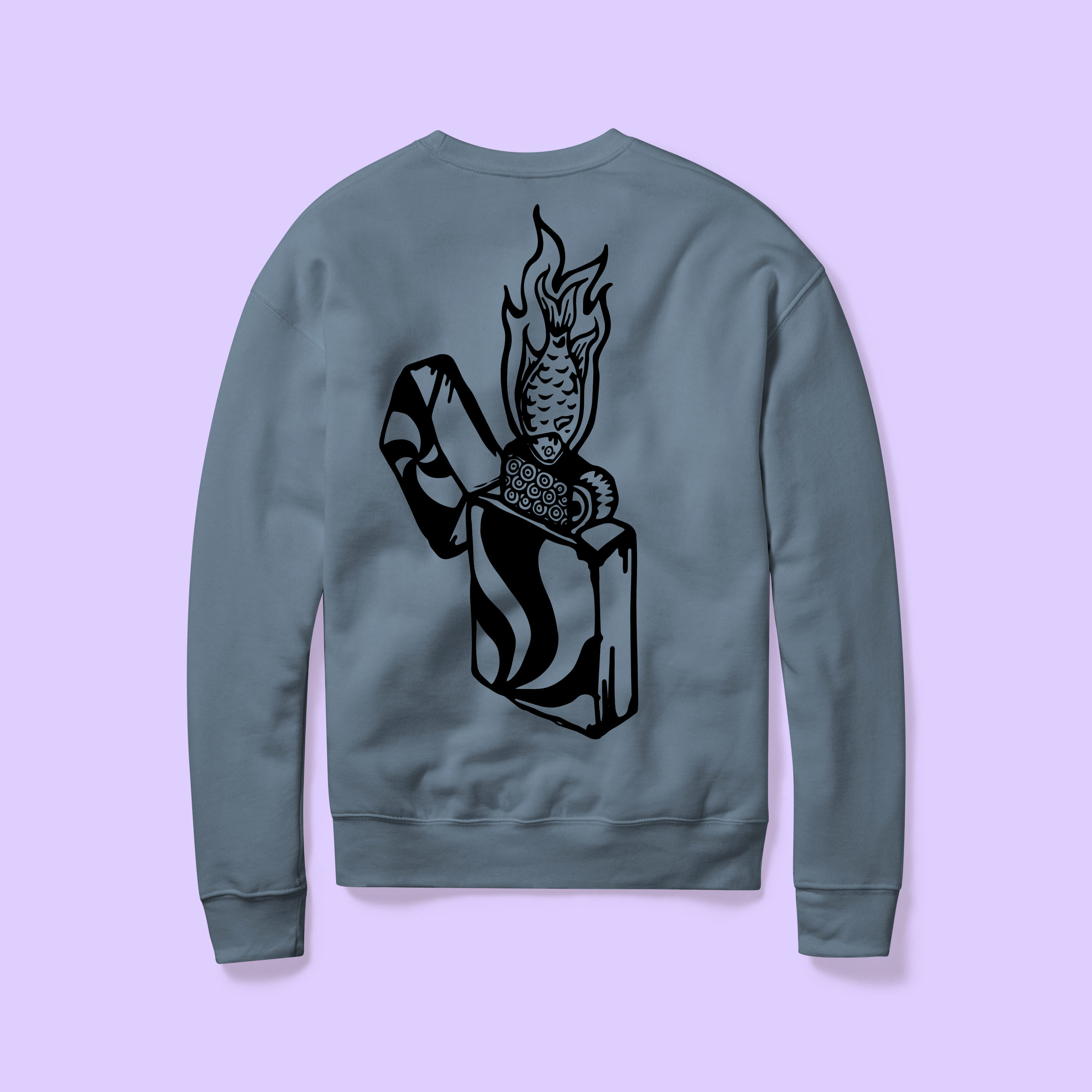 Fish Flame Crew Neck