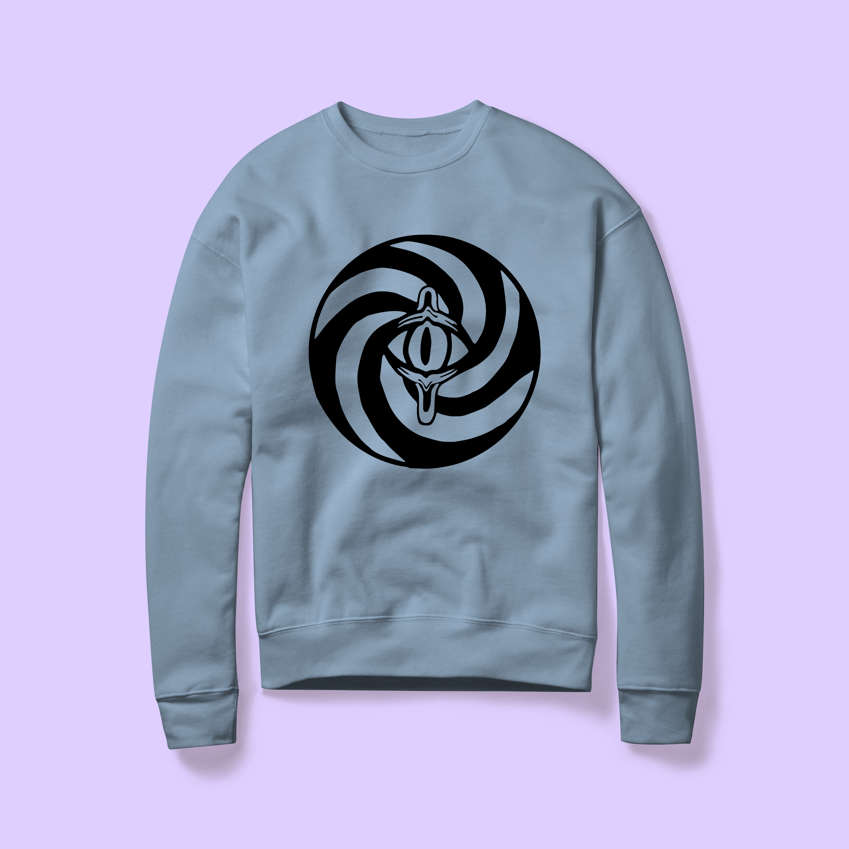 Spiral Eye Crew Neck