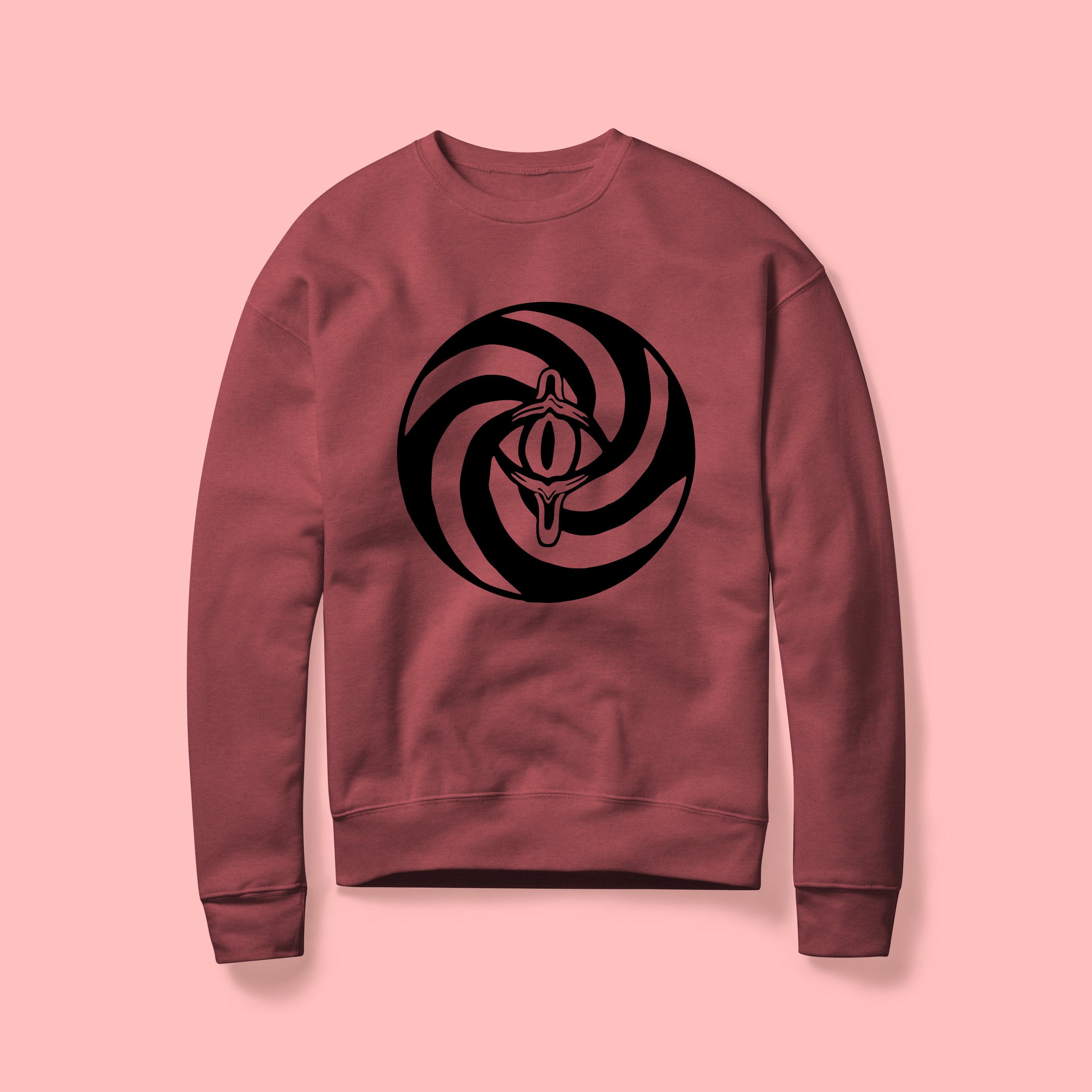 Spiral Eye Crew Neck