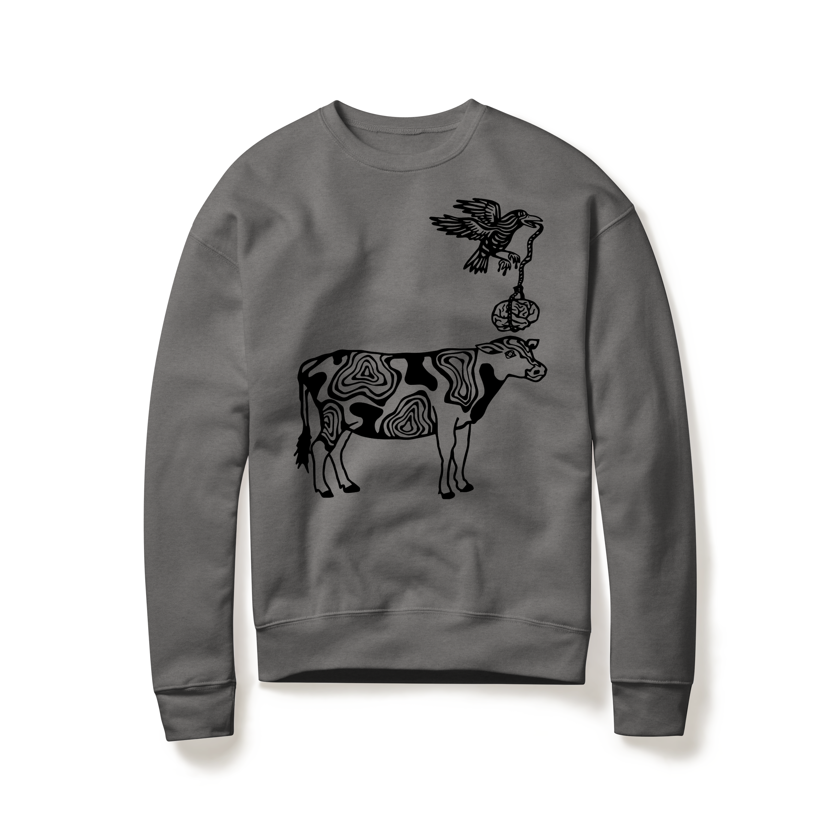 Cow Brain Crew Neck