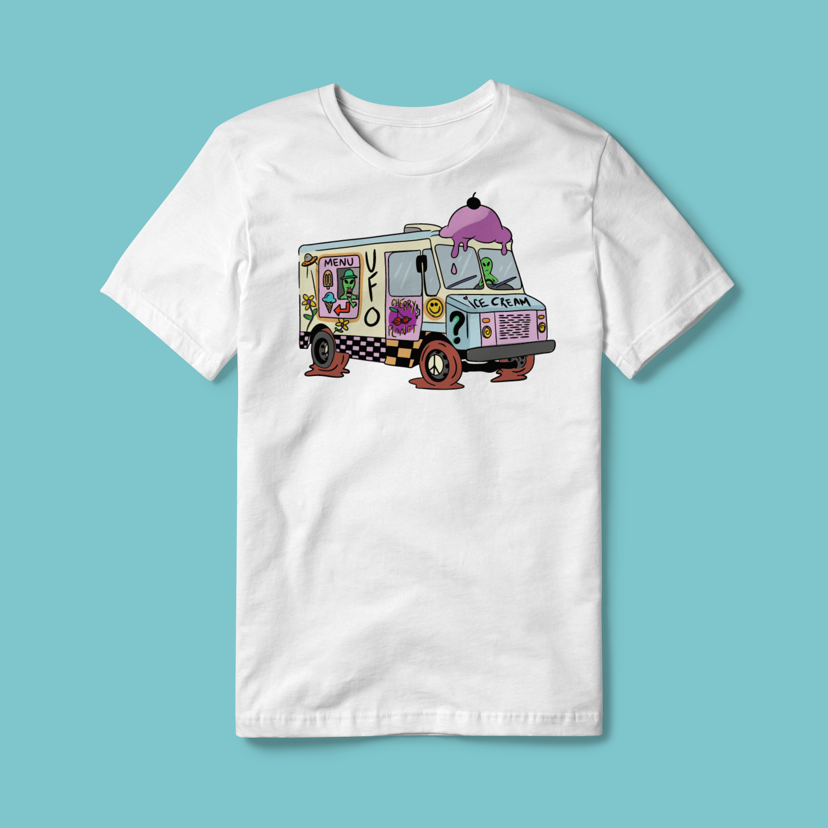 UFO Icecream T-Shirt